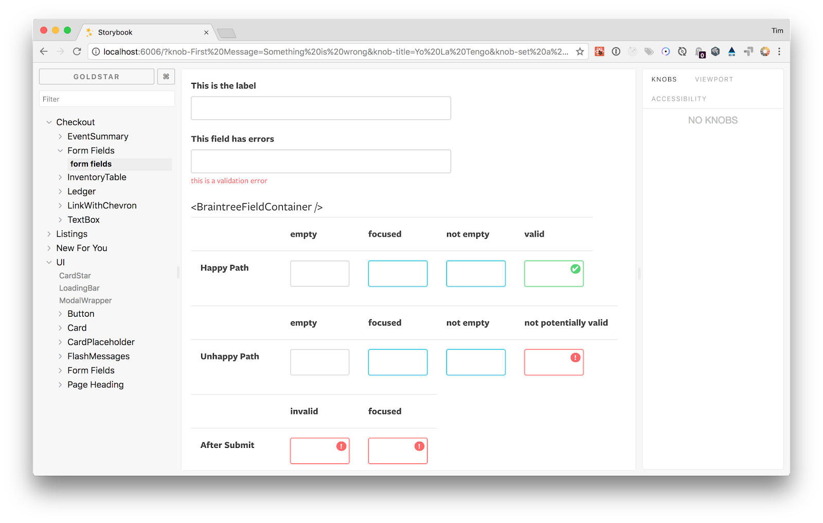 storybook component explorer